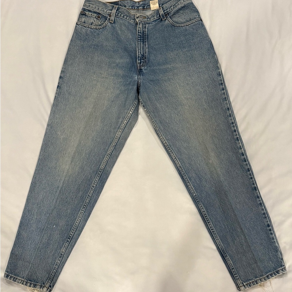Levi’s 550 Relaxed Tapered Leg Jeans Womens 14 Misses Light Wash Vintage Mom Fit